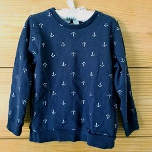[H&M] Anchor Print Crewneck Sweater